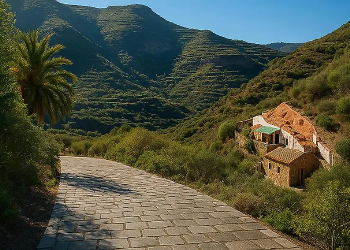 منزل ريفي Casa Cueva Hondo Altos De Gáldar